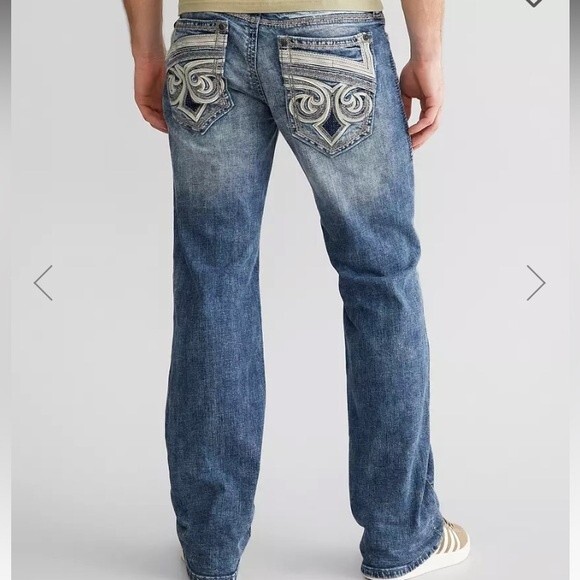 Affliction Men's Blue Denim Blake Jeans 31 - Picture 5 of 12